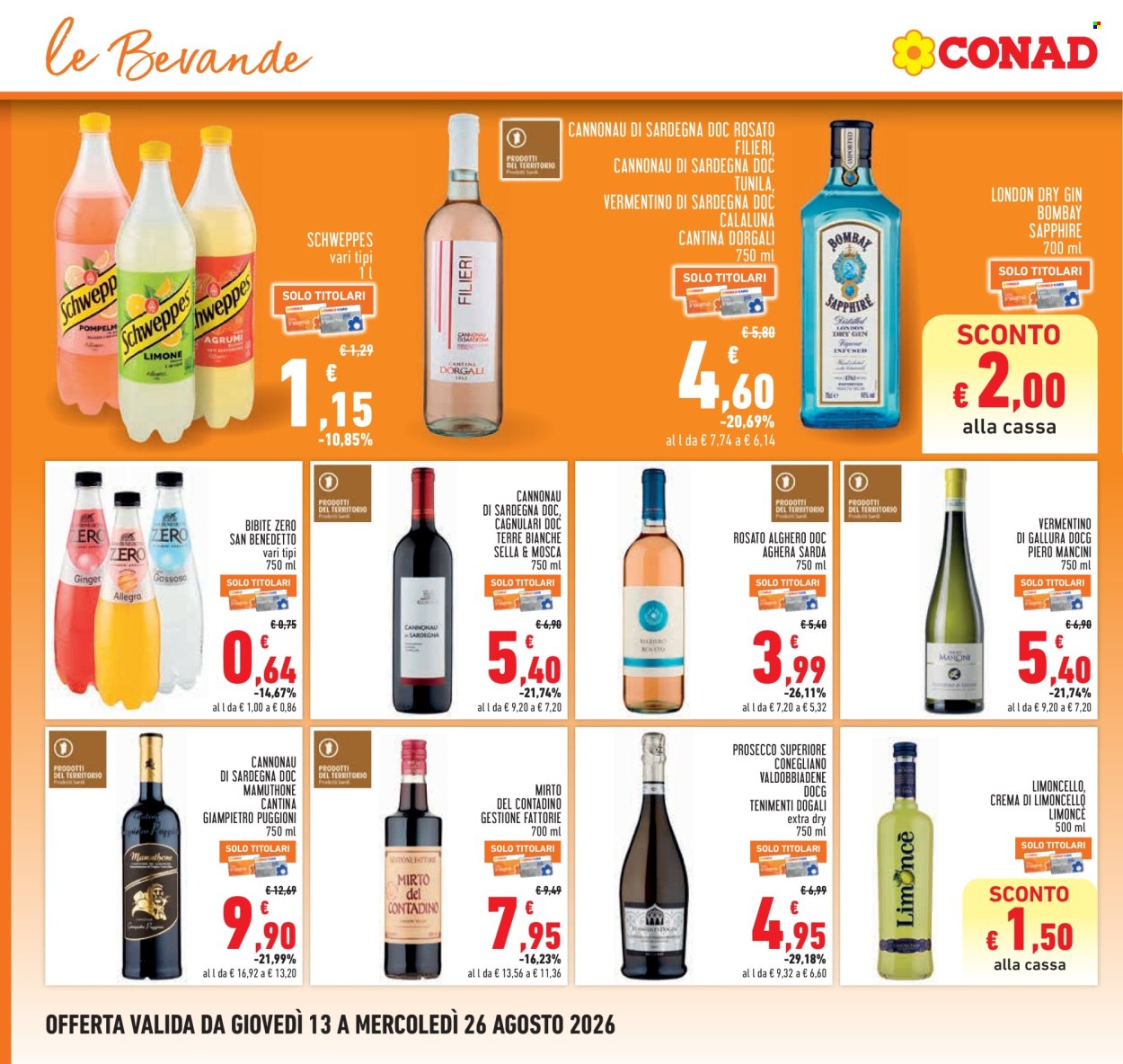Volantino Conad - 13/8/2026 - 26/8/2026. Pagina 16