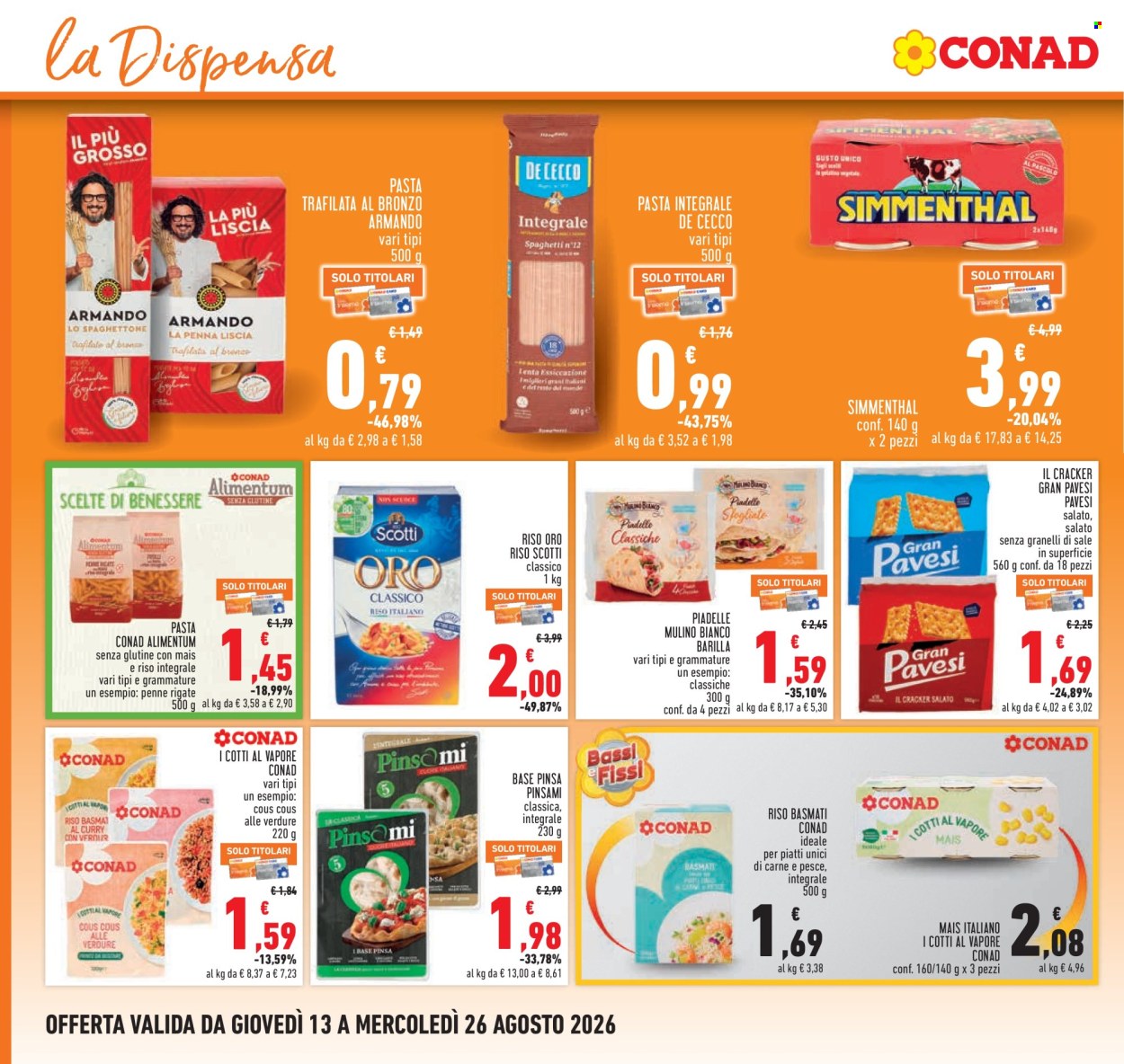 Volantino Conad - 13/8/2026 - 26/8/2026. Pagina 10
