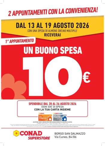 Volantino Spazio Conad - 13/8/2026 - 26/8/2026.