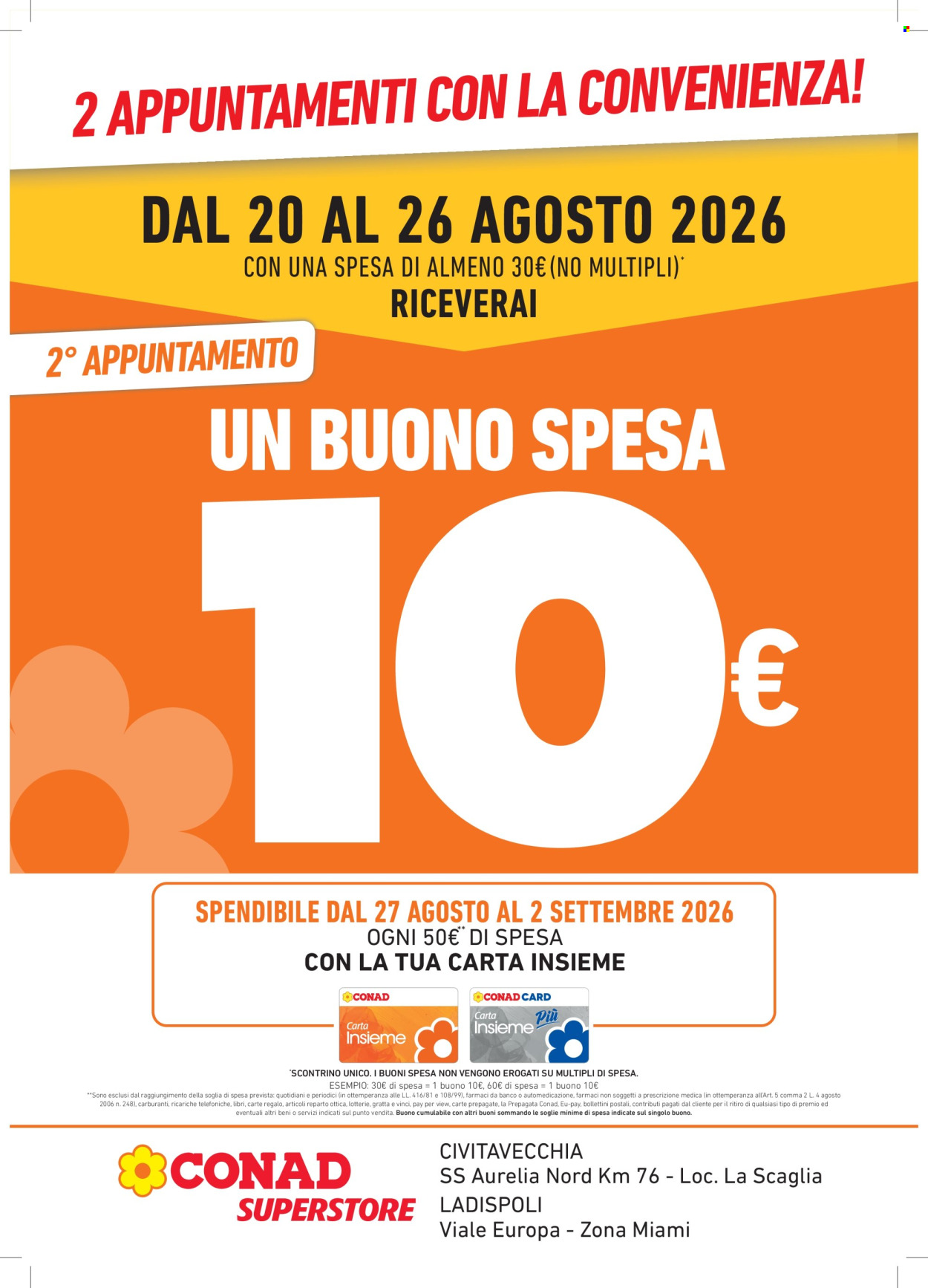 Volantino Conad Superstore - 13/8/2026 - 26/8/2026. Pagina 2