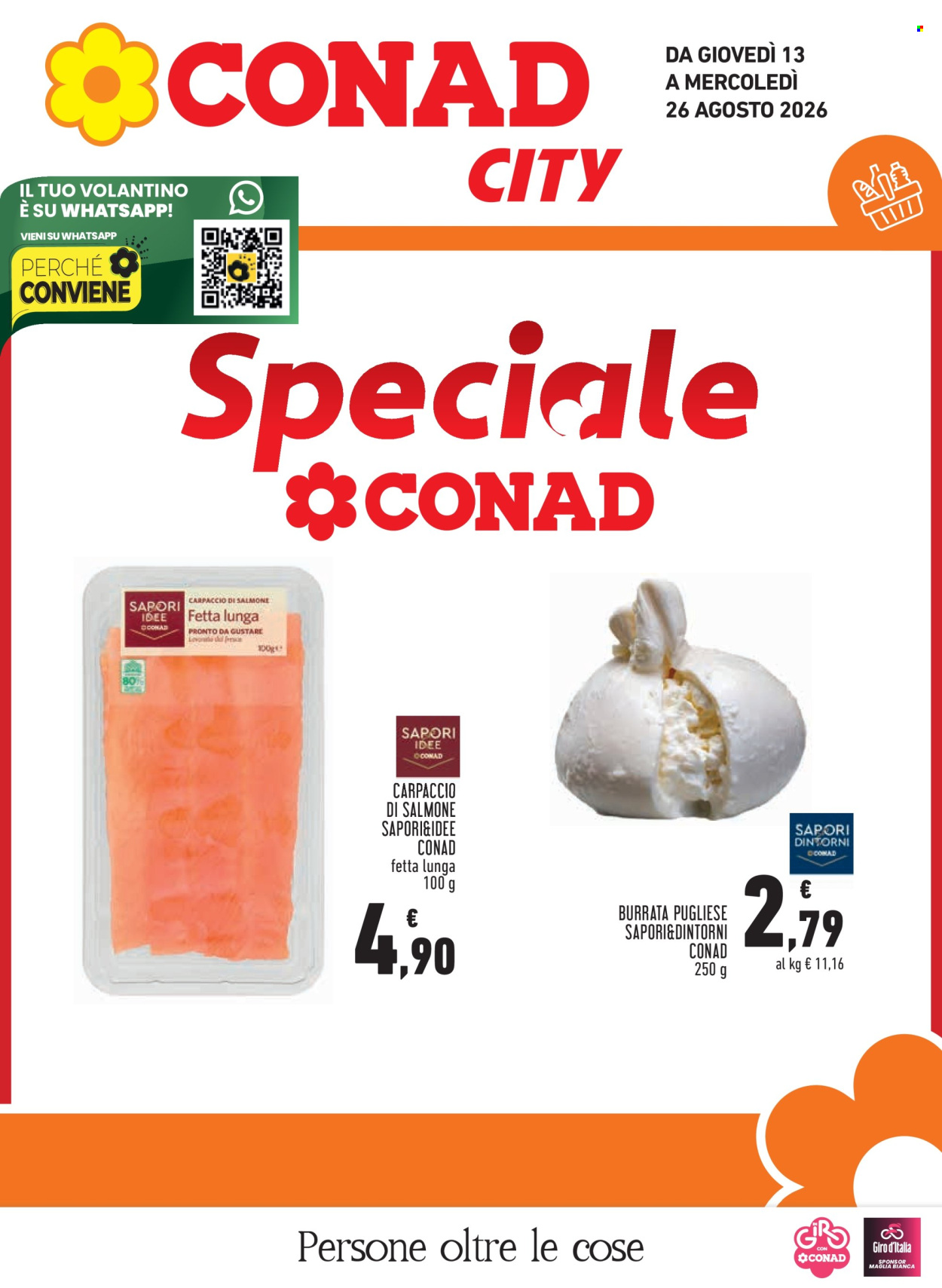 Volantino Conad - 13/8/2026 - 26/8/2026. Pagina 1