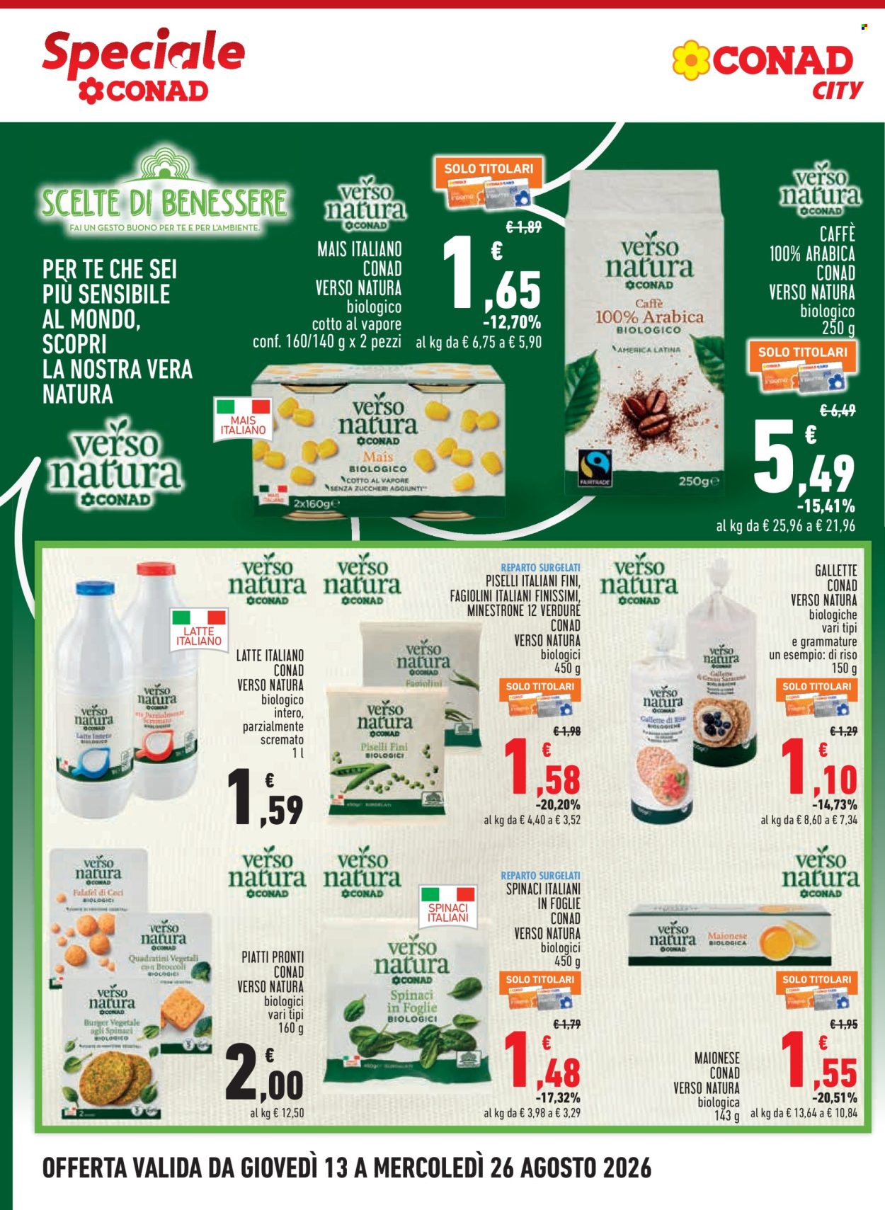 Volantino Conad - 13/8/2026 - 26/8/2026. Pagina 14