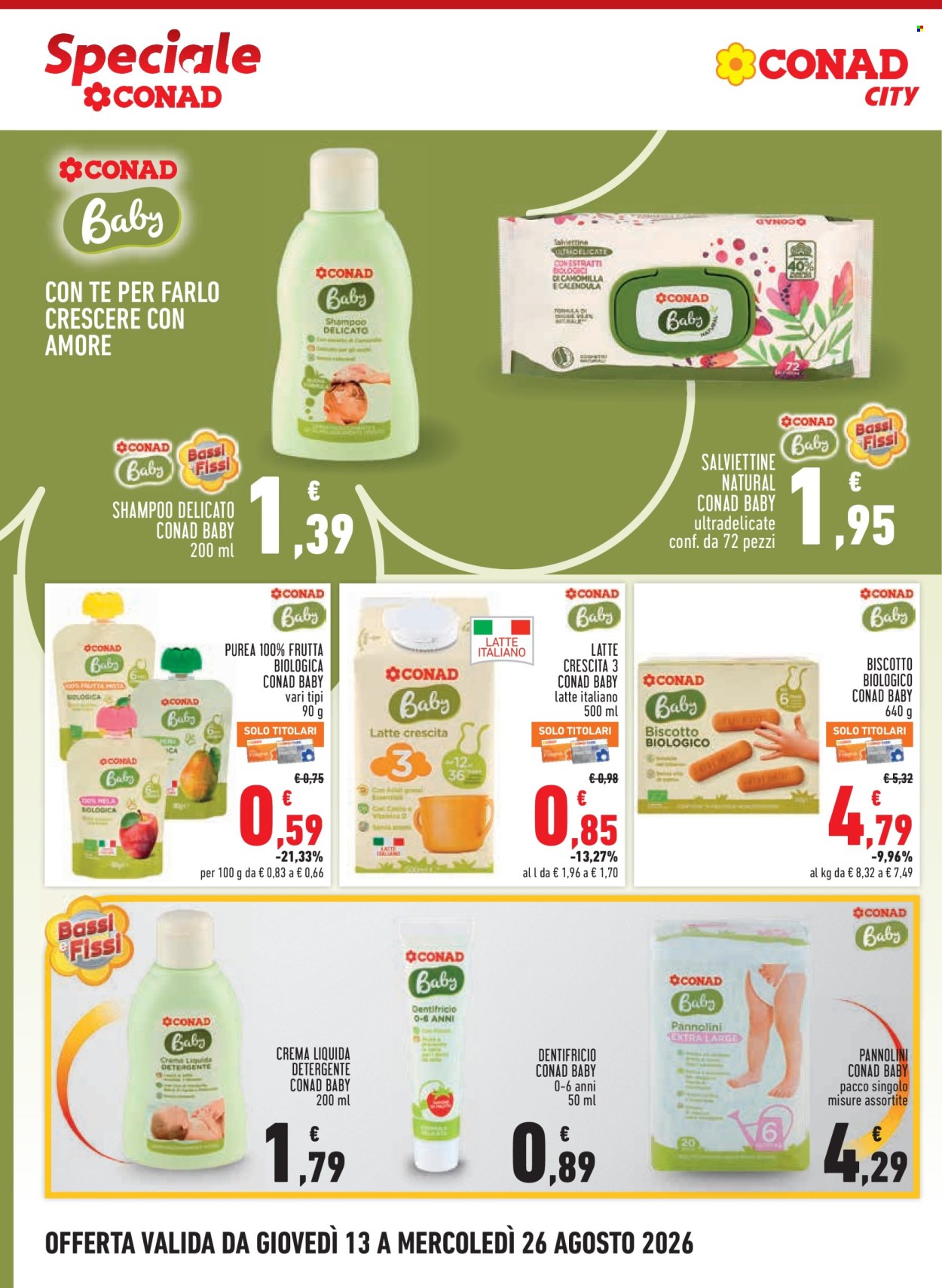 Volantino Conad - 13/8/2026 - 26/8/2026. Pagina 16