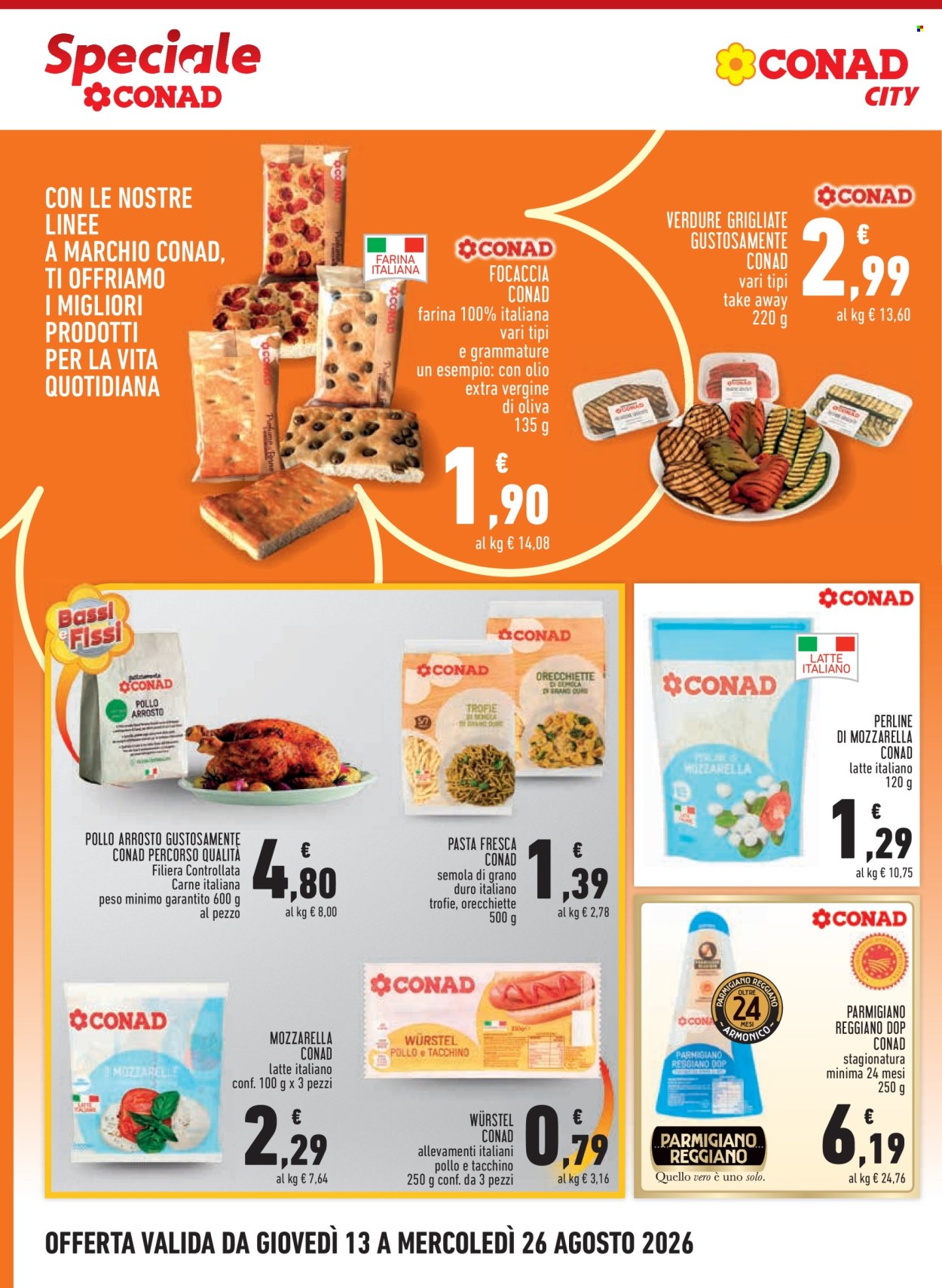 Volantino Conad - 13/8/2026 - 26/8/2026. Pagina 4