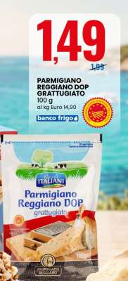 PARMIGIANO REGGIANO DOP GRATTUGIATO