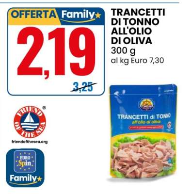 TRANCETTI DI TONNO ALL'OLIO DI OLIVA