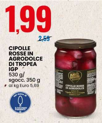 CIPOLLE ROSSE IN AGRODOLCE DI TROPEA IGP