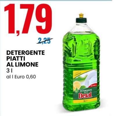 DETERGENTE PIATTI AL LIMONE