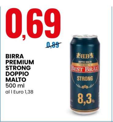 BIRRA PREMIUM STRONG DOPPIO MALTO