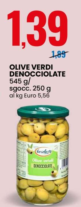 OLIVE VERDI DENOCCIOLATE