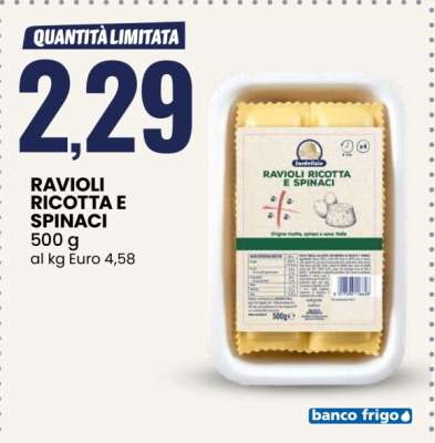 Ravioli Ricotta e Spinaci
