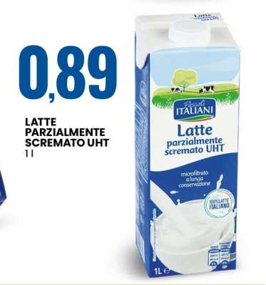 Latte parzialmente scremato UHT