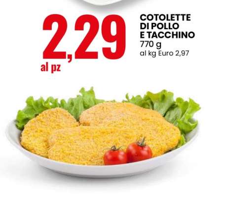 COTOLETTE DI POLLO E TACCHINO