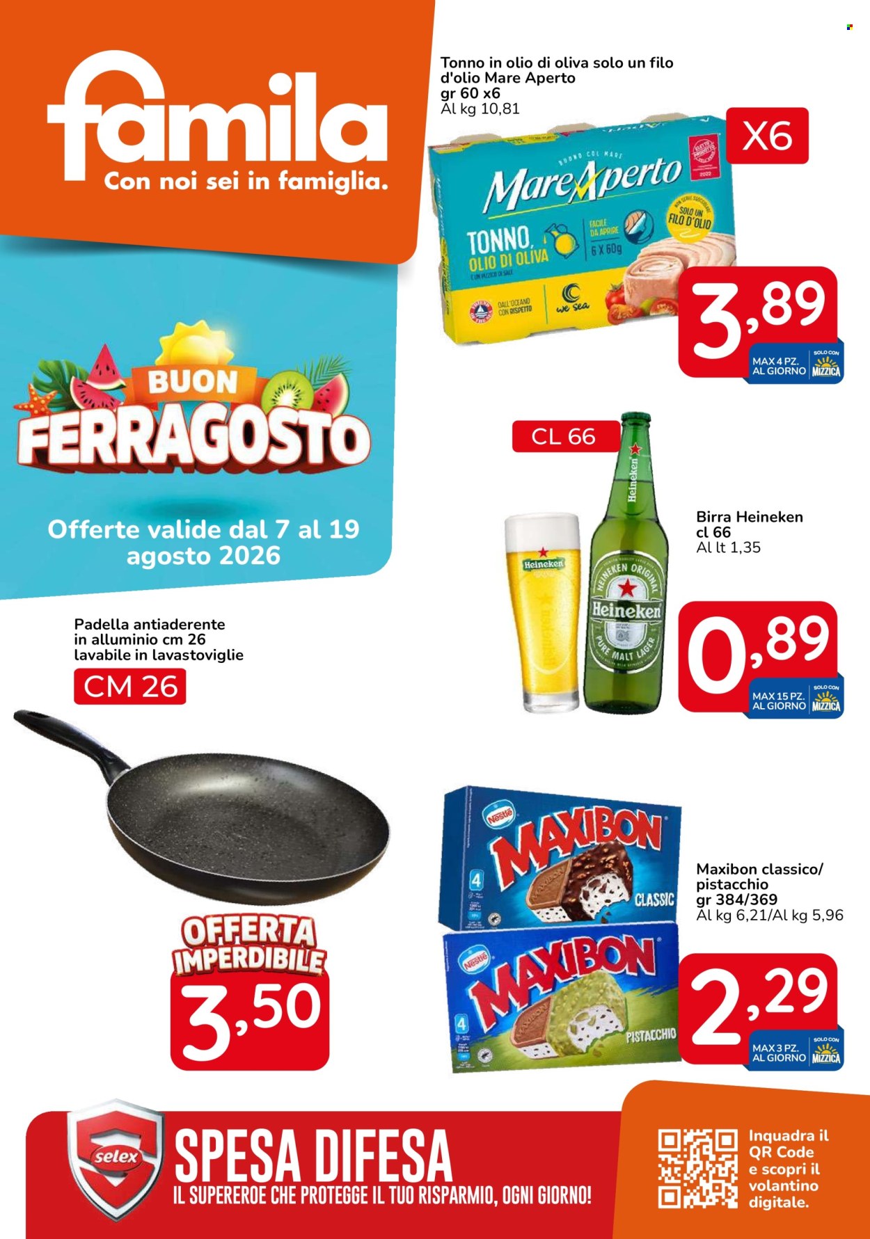 Volantino Famila - 7/8/2026 - 19/8/2026. Pagina 1