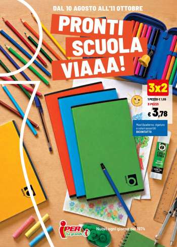 Volantino Iper, La grande i - 10/8/2026 - 11/10/2026.