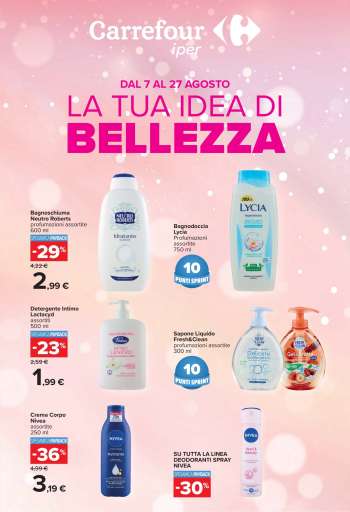 Volantino Carrefour - 7/8/2026 - 27/8/2026.