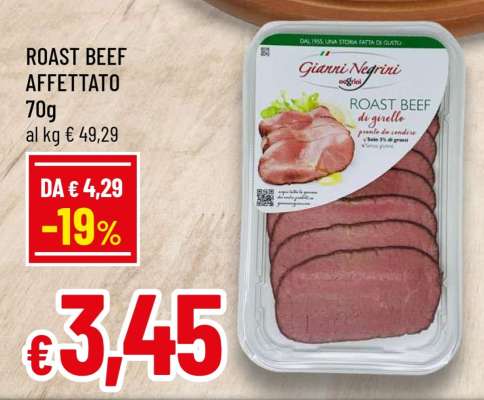 ROAST BEEF AFFETTATO