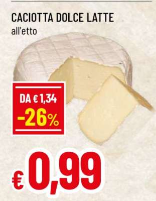 CACIOTTA DOLCE LATTE