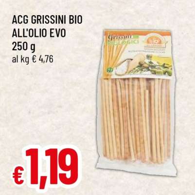 ACG GRISSINI BIO ALL'OLIO EVO