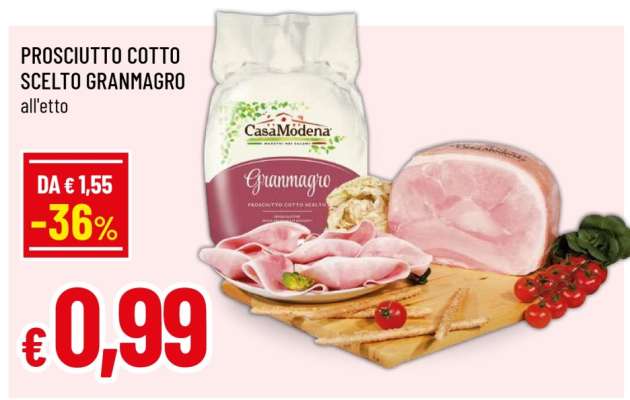 PROSCIUTTO COTTO SCELTO GRANMAGRO