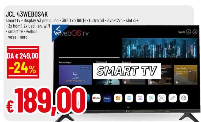 JCL 43WEBOS4K