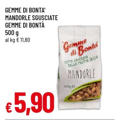 GEMME DI BONTA' MANDORLE SGUSCIATE