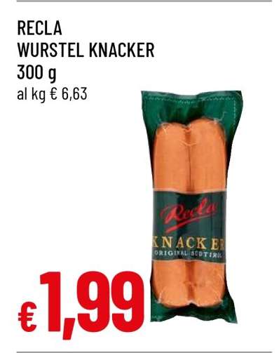 RECLA Würstel knacker