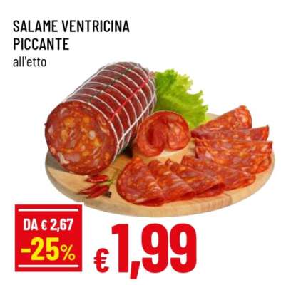 Salame ventricina piccante