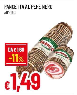 PANCETTA AL PEPE NERO