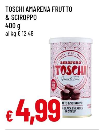 TOSCHI AMARENA FRUTTO & SCIROPPO