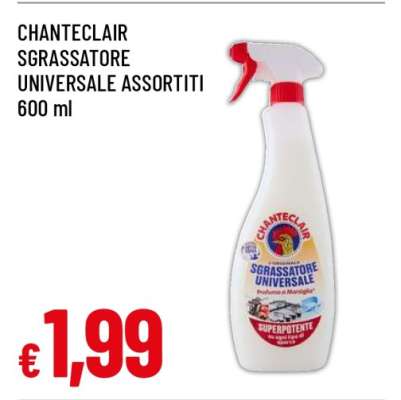 CHANTECLAIR SGRASSATORE UNIVERSALE ASSORTITI