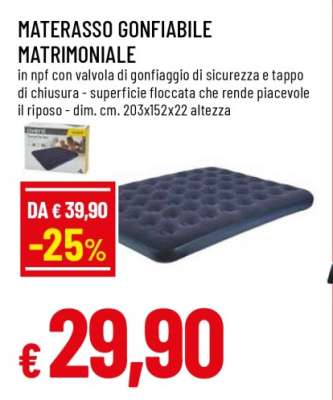MATERASSO GONFIABILE MATRIMONIALE