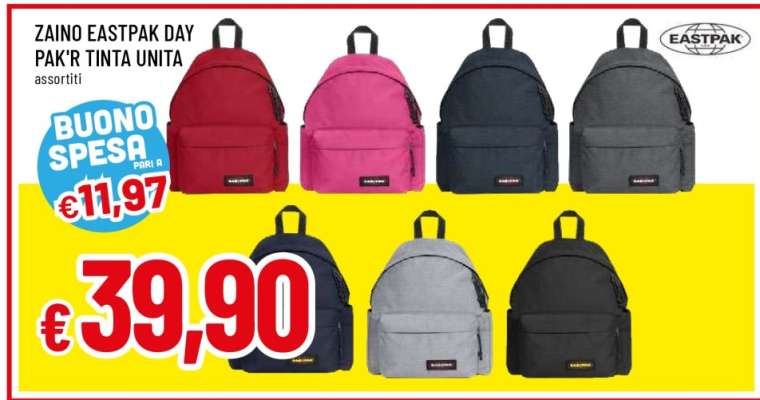 Zaino Eastpak Day Pak'r Tinta Unita