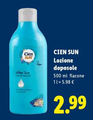 CIEN SUN Lozione doposole