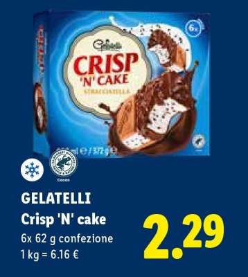 GELATELLI Crisp 'N' cake