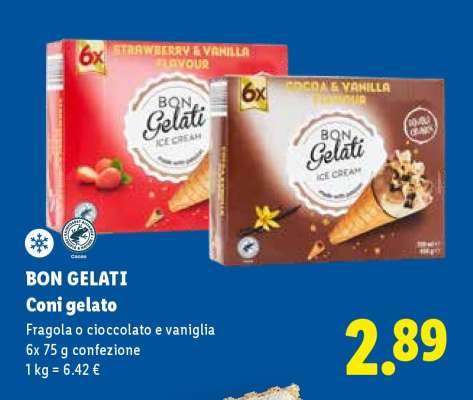 BON GELATI Coni gelato