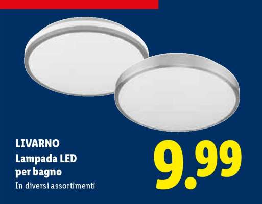 Livarno Lampada LED per bagno