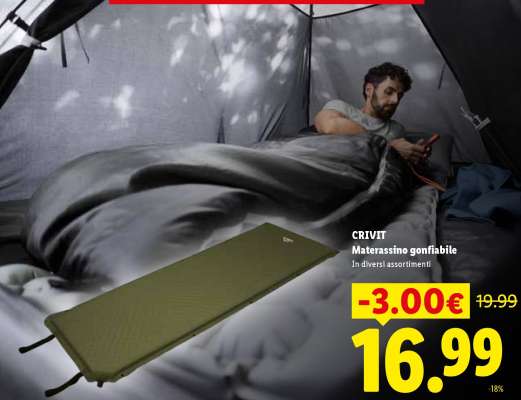 CRIVIT Materassino gonfiabile