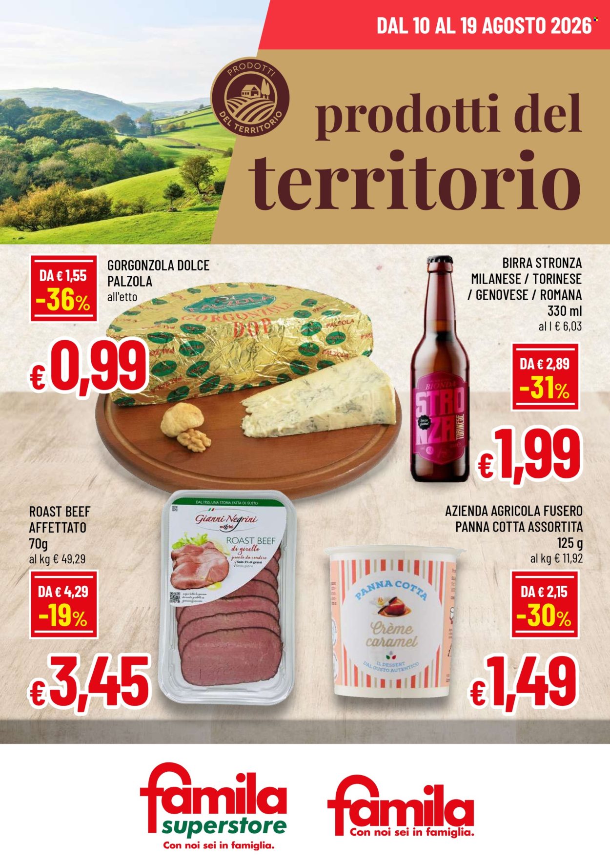 Volantino Famila - 10/8/2026 - 19/8/2026. Pagina 1