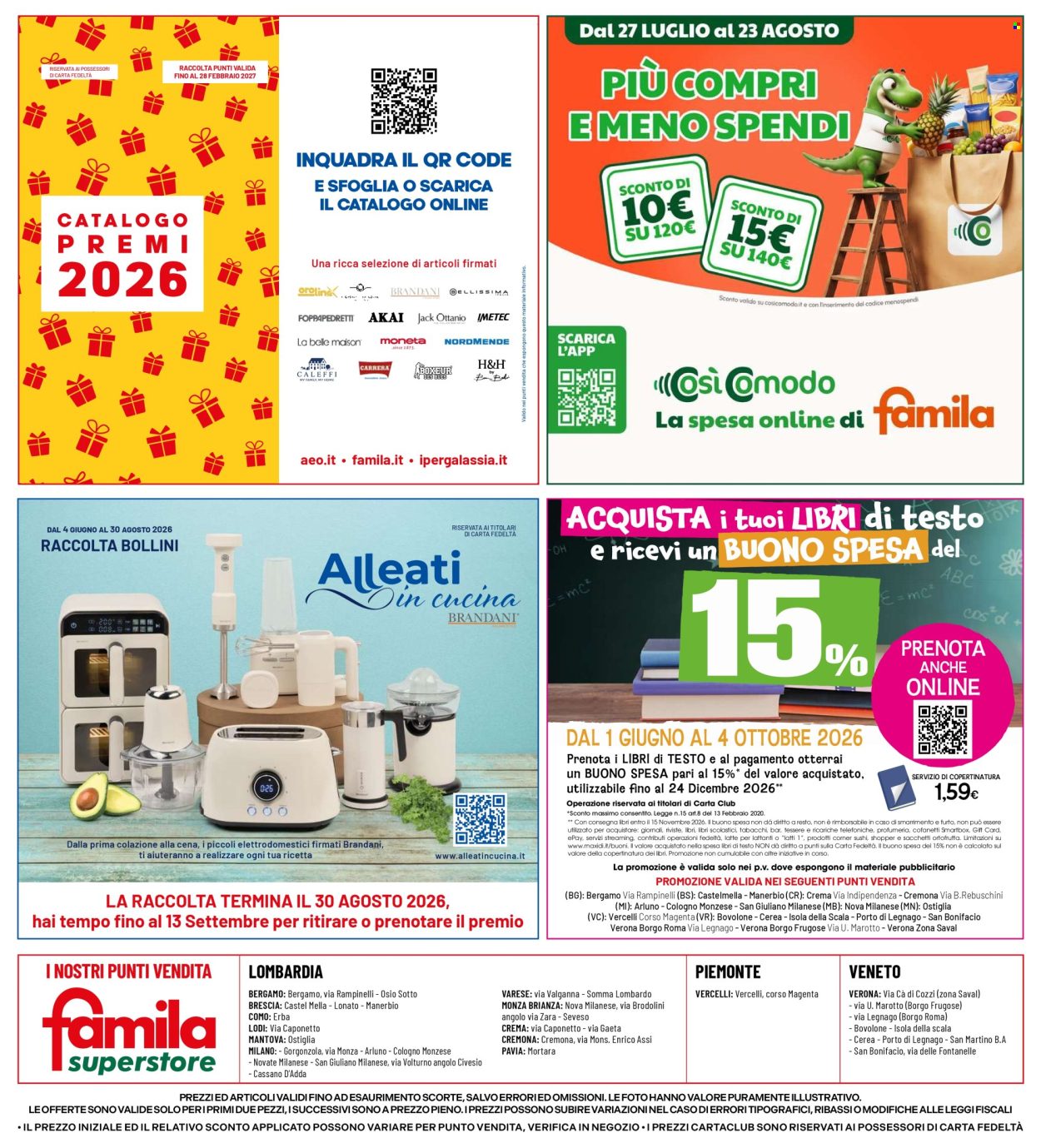 Volantino Famila - 10/8/2026 - 19/8/2026. Pagina 24