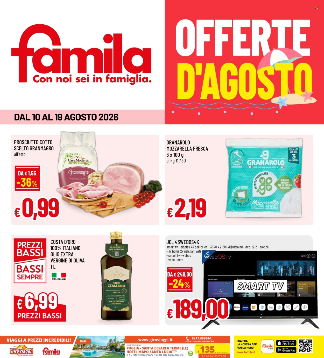Volantino Famila - 10/8/2026 - 19/8/2026. Pagina 1