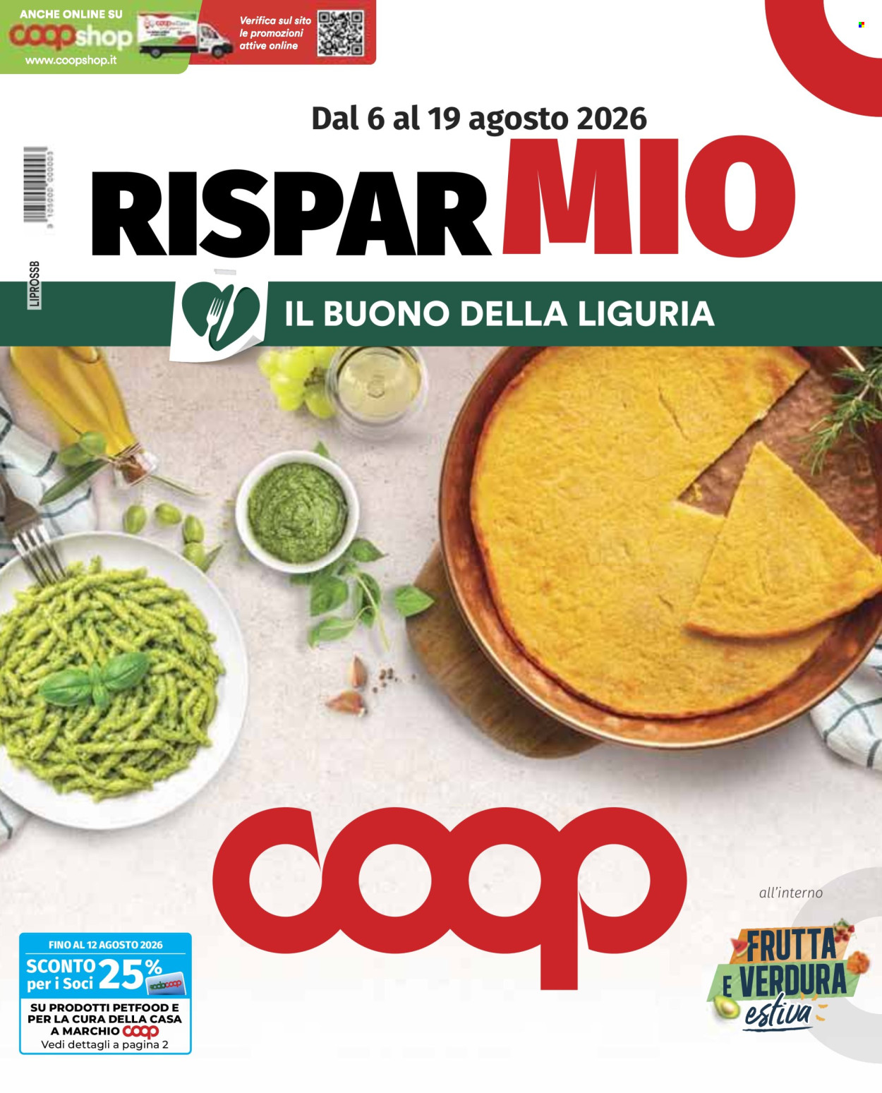Volantino Coop - 6/8/2026 - 19/8/2026. Pagina 1