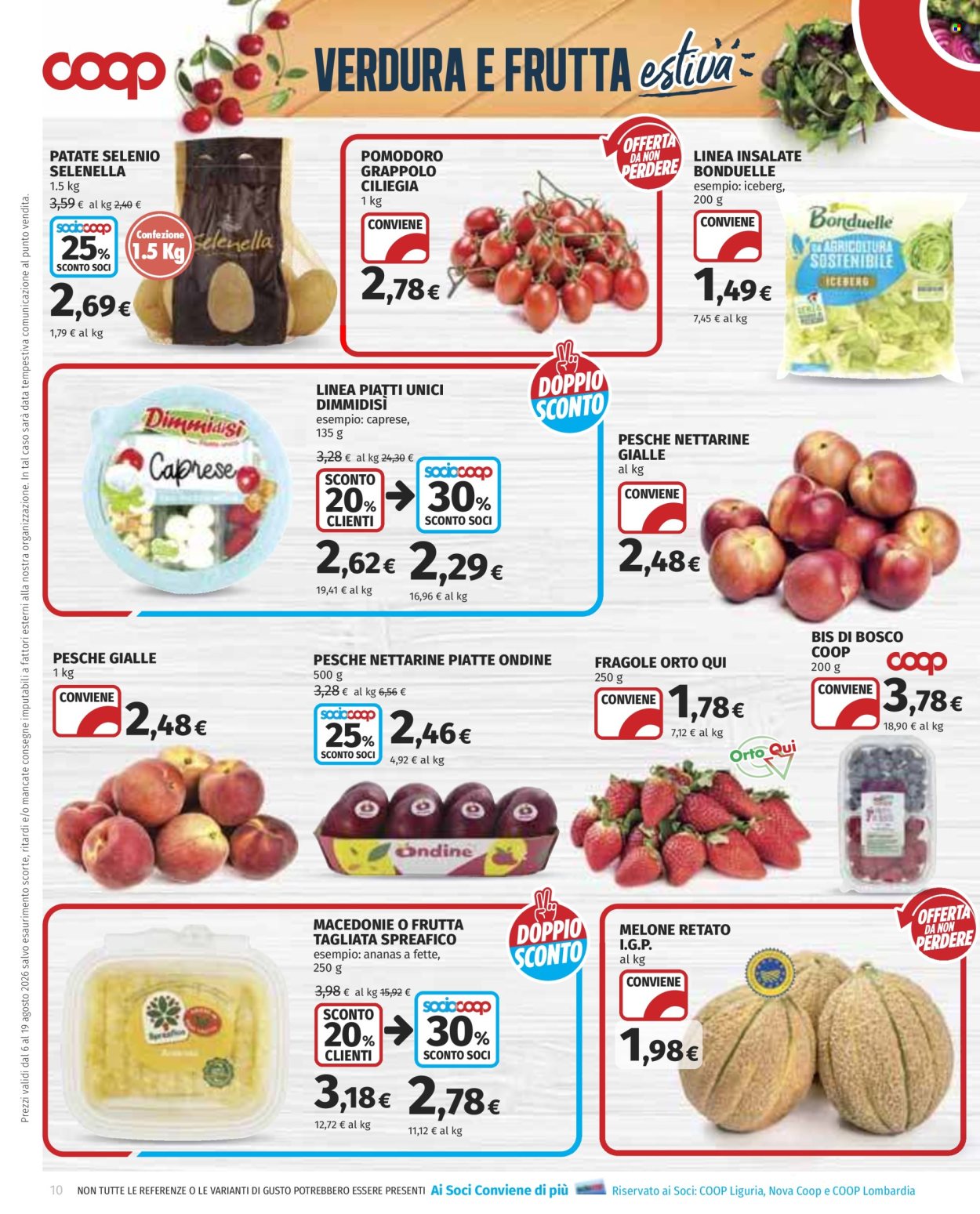 Volantino Coop - 6/8/2026 - 19/8/2026. Pagina 10