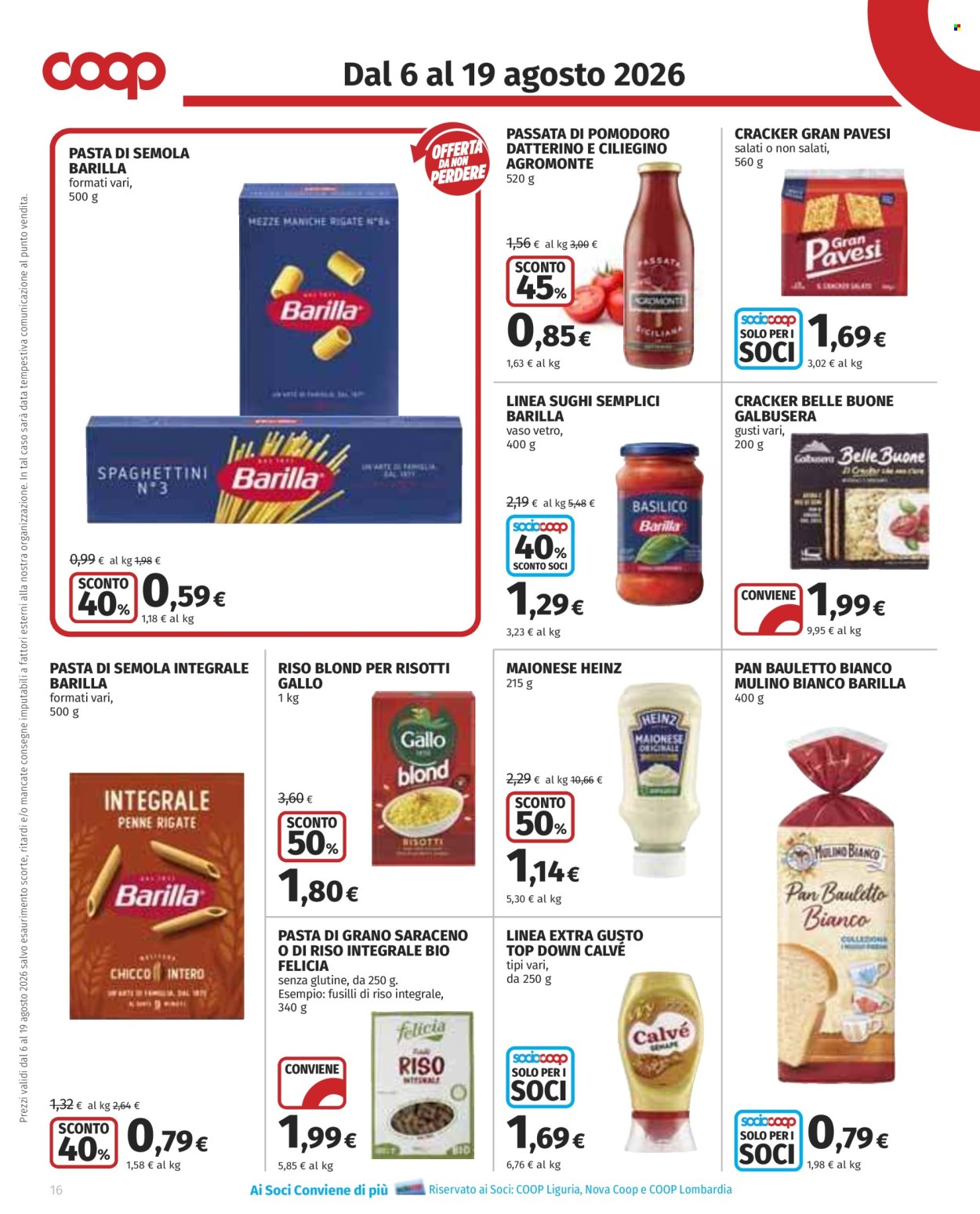 Volantino Coop - 6/8/2026 - 19/8/2026. Pagina 16