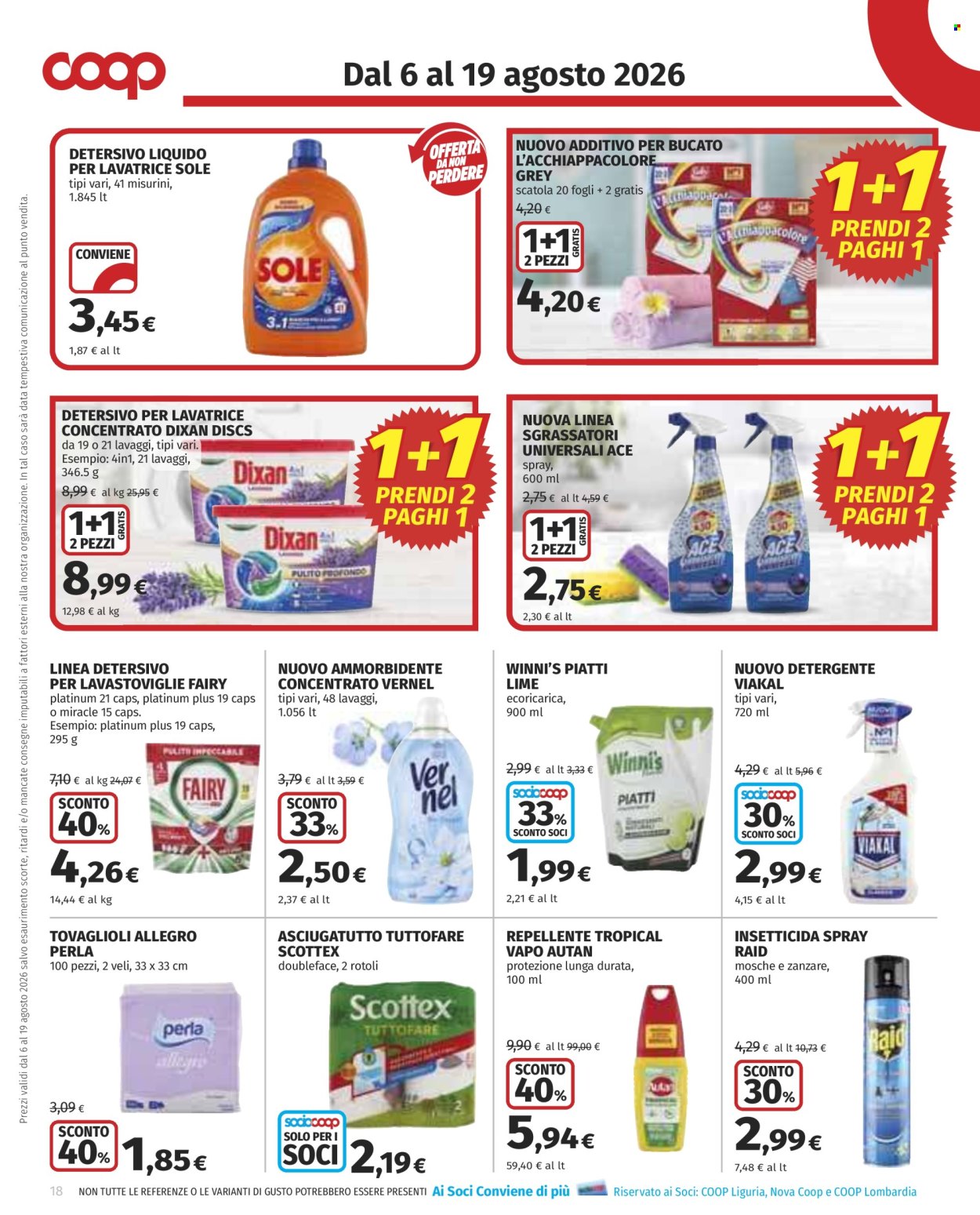 Volantino Coop - 6/8/2026 - 19/8/2026. Pagina 18