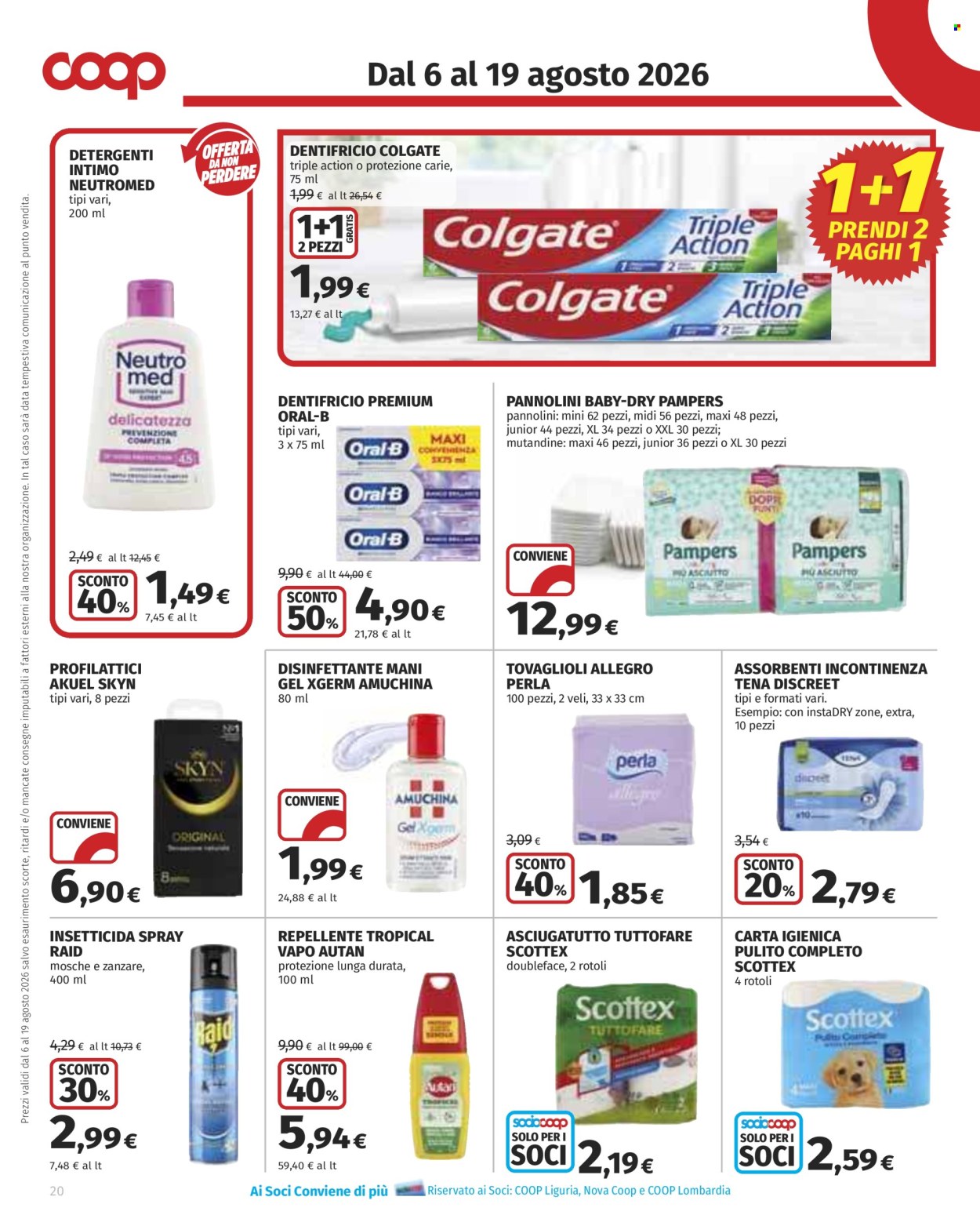 Volantino Coop - 6/8/2026 - 19/8/2026. Pagina 20
