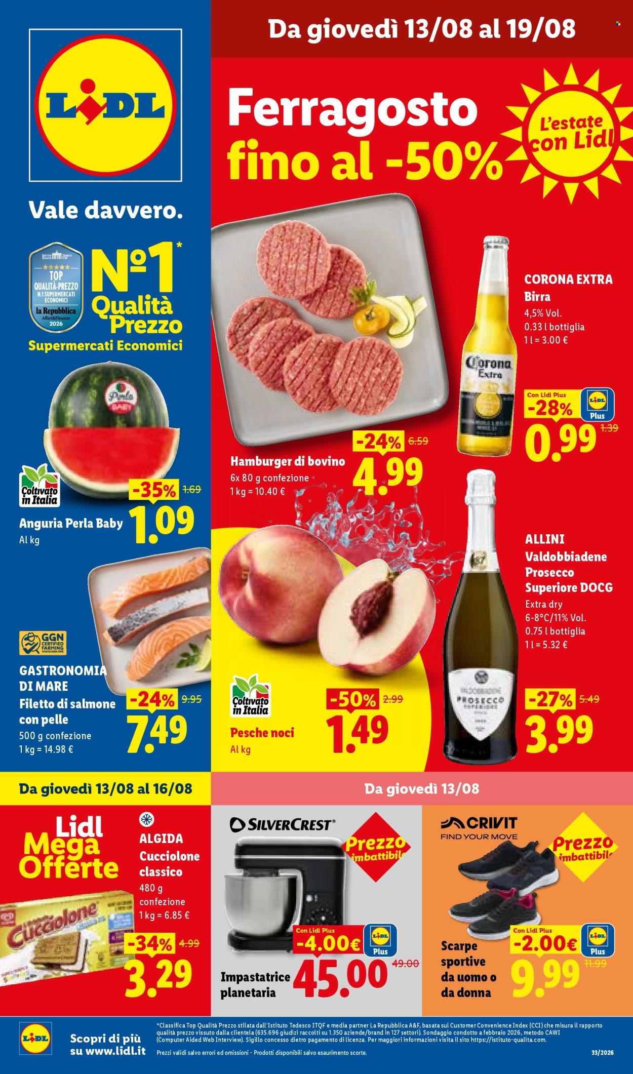 Volantino Lidl - 13/8/2026 - 19/8/2026. Pagina 1