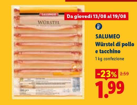 Salumeo Würstel di pollo e tacchino