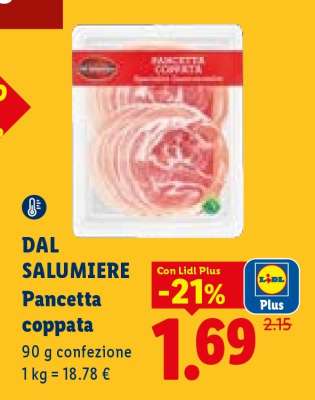 Dal Salumiere Pancetta coppata
