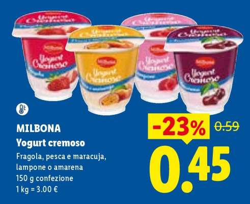 Milbona Yogurt cremoso